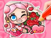 Peli Värityskirja: Avatar Valentine  verkossa