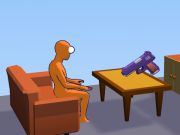 Peli Ragdoll Gun Shooter: Cannon Spinner Playground  verkossa
