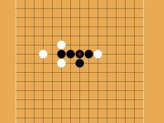 Peli Gomoku viisi kiveä peräkkäin  verkossa