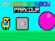 Peli 2d Obby Rainbow Parkour  verkossa