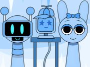 Peli Huggy Mix Sprunki Music Box  verkossa