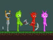 Peli Sprunki -hiekkalaatikko: Ragdoll Playground -tila  verkossa