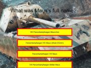 Peli Tank -tietokilpailu: Maus  verkossa