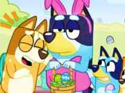 Peli Palapeli: Bluey pääsiäinen pukeutuu  verkossa