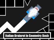 Peli Italialainen brainrot geometrian viivalla verkossa