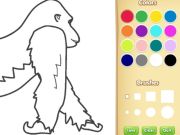 Peli Gorilla-värityskirja lapsille verkossa