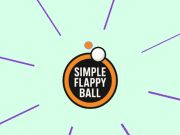 Peli Yksinkertainen flappy pallo verkossa