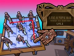 Peli Steampunk Merge To Battle verkossa