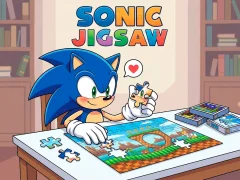 Peli Sonic Jigsaw verkossa