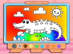 Peli Coloring Book: Crocodile verkossa