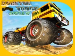 Peli Monster Trucks Jigsaw verkossa