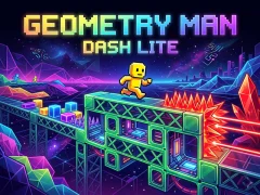 Peli Geometry Man Dash Lite verkossa