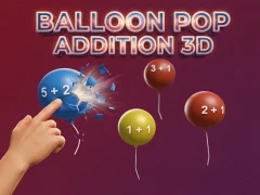 Peli Balloon Pop Addition 3D verkossa