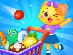 Peli Supermarket Shopping For Kids verkossa