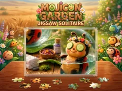 Peli Mojicon Garden Jigsaw Solitaire! verkossa