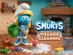 Peli The Smurfs Village Cleaning verkossa