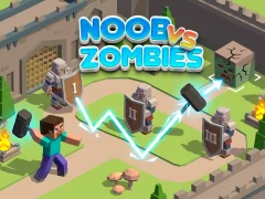 Peli Noob vs Zombies verkossa