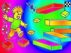 Peli Coloring Book: Roblox Obby Runner verkossa