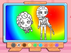 Peli Coloring Book: Kpop Rumi verkossa