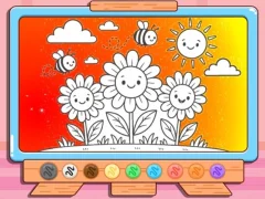 Peli Coloring Book: Happy Flower verkossa
