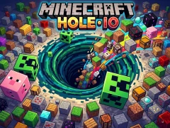 Peli Minecraft Hole IO verkossa