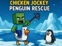 Peli Chicken Jockey: Penguin Rescue verkossa