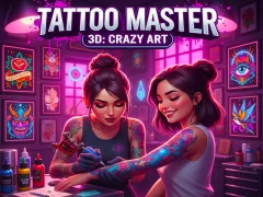 Peli Tattoo Master 3D: Crazy Art verkossa
