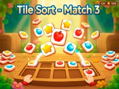 Peli Tile Sort - Match 3 verkossa