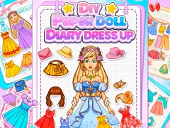 Peli Diy Paper Doll Diary Dress Up verkossa