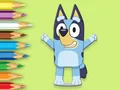 Peli Coloring Book: Happy Bluey verkossa