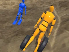 Peli Ragdoll Racing: Extreme Downhill verkossa