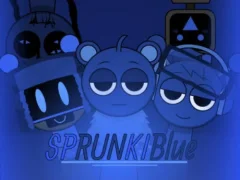 Peli Sprunki Blue Mod verkossa