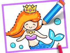Peli Toddler Drawing: Mermaid verkossa
