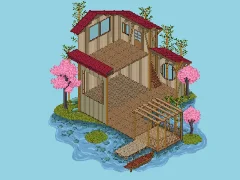 Peli Pixel House verkossa