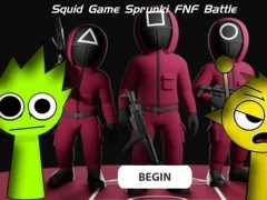 Peli Squid Game Sprunki Fnf Battle verkossa