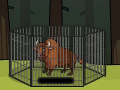 Peli Rescue the Bison from Cage verkossa
