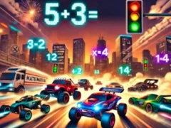Peli Mathematics Racing verkossa