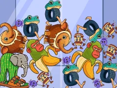 Peli Italian Brainrot: Animals Merge Puzzle verkossa