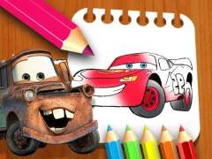 Peli Cars Coloring Book verkossa