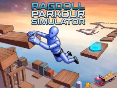 Peli Ragdoll Parkour Simulator verkossa
