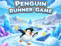 Peli Penguin Runner Game verkossa