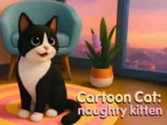 Peli Cartoon Сat: naughty kitten verkossa