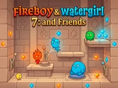 Peli Fireboy & Watergirl 7: and Friends verkossa