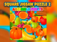 Peli Square jigsaw Puzzle 2 - Assemble Fruits verkossa