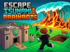 Peli Escape Tsunami for Brainrots verkossa