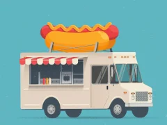 Peli Food Trucks Jigsaw verkossa