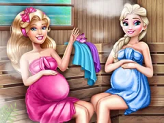 Peli Cute Mommies Pregnant Sauna verkossa