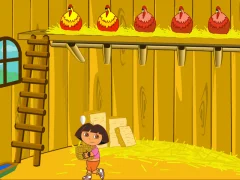 Peli Dora The explorer Saves the Farm verkossa