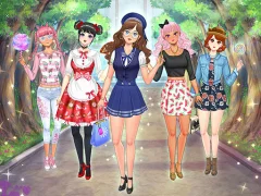 Peli High School Anime Dress Up verkossa