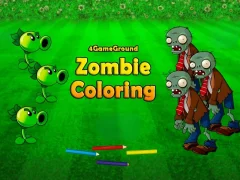 Peli 4GameGround Zombie Coloring verkossa
